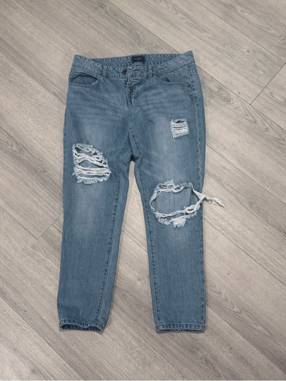 Celebrity Pink Distressed Light Blue Women's Jeans
